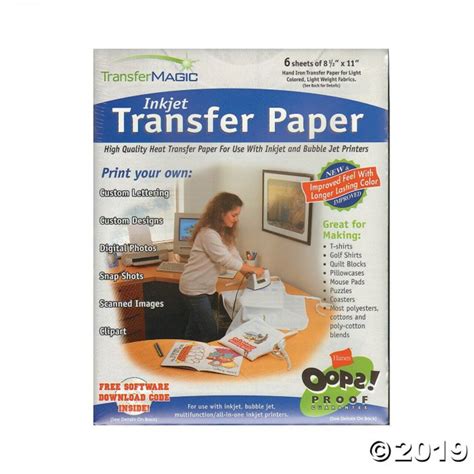 How to use transfer magic inkjet transfer paper